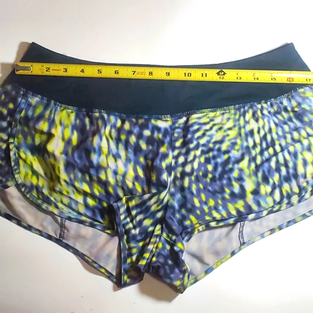 NIKE DRI-FIT Running Track Athletic Shorts Women's M Multicolor Lined EUC